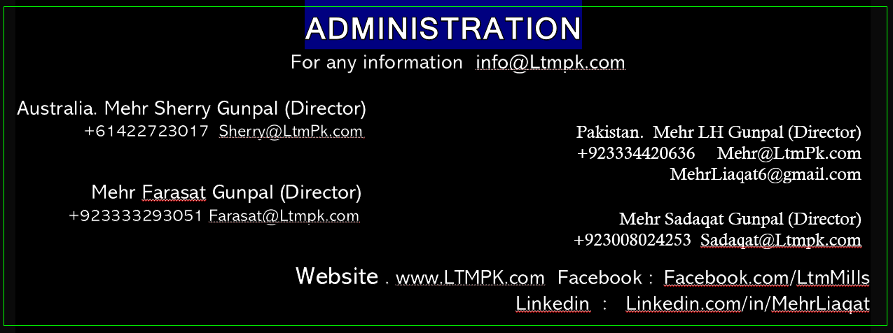 Contact Information